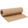 Rotolo di carta kraft marrone rollio 12 pollici x100 piedi carta riciclabile naturale per imballaggio imballaggio regalo artigianale JK2102XB