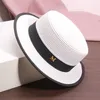 Chapeau de paille d'été furtelk pour hommes Sun Sun Beach chapeau Hommes Jazz Panama chapeaux Fedora large bouchon de protection solaire avec ceinture en cuir