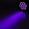 Nya funktioner U'King 72W ZQ-B193B-YK-US 36-LED Purple Light Stage Light DJ KTV PUB LED-effekt Ljus högkvalitativ scenlampor Voice Control