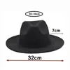 Jazz Fedora hats Autumn winter Women mens hat belt buckle big brim felt hat Fashion Trilby Panama Cap caps Wide Brim hats