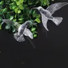 12 PC di alta qualità europeo cristallo acrilico uccello colibrì soffitto antenna casa decorazione della fase di nozze ornamenti Y200903