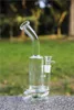 Tornado Cyclone Bong hookahs Base de boya Bong Tubería de agua gruesa Bongs de agua de vidrio científico con tazón