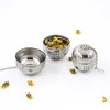 Stainless Steel Egg Shaped Tea Balls Tea Infuser Mesh Filter Strainer Locking Loose Tea Leaf Spice Ball With Rope Chain Hook Infusor De Te De Bolas De Malla