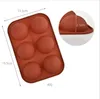Baking Moulds Hemisphere chocolate Mould Silicon Baking Mold Mould Donut Muffin Cake Doughnut Molds Kitchen Baking Tools For Cake KKB3804