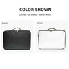 Professional Leather Bag Clapboard Cosmetic Make Up Case Large Capacity Storage Handbag Travel Insert Toiletry Makeup bag 202211