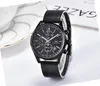 Tous les cadrans fonctionnent montres pour hommes en cours d'exécution chronomètre Quartz calendrier montres 42mm en acier inoxydable Cool hommes montre en gros cadeau