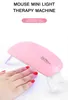 Nail Dryers 6w Lamp for Manicure Uv Led Art Usb Dryer Drying Gel Polish Varnish Hybrid Mini Ice 220225