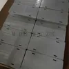 Süblimasyon Boş Metal Araba Plaka Plaka Ürün Ürün Sıcak Kalp Transferi Baskı DIY Özel Sarf Malzemeleri 29.5 * 14.5 cm