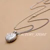 New Quartz Vintage Small White Steel Color Leaf Flower Flip Pocket Necklace Sweater Chain Student Pocket Watch Fashion Watch Copper Color