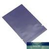 Sac en aluminium violet brillant thermoscellable, 100 pièces/lot, pochette en Mylar, sacs de scellage sous vide pour collations, sac d'emballage alimentaire