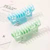 Korea groot frosted effen kleur M-vormige haarklemmen vrouwen kleurrijke plastic strik-tie haarspelden voor dame vrouwelijke paardenstaart scrunchies haarclip klauwlengte 13,8 cm