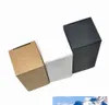 Förpackningsboxar 50st White Black Brown Kraft Paper Essential Oil Bottle Party Diy Crafts Gift Carton Pack Box Papercard BBYQWS BDESPORTS