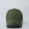 アーミーグリーン野球帽子屋外の女性サンハット学生軍事トレーニングスポーツ帽子の男性ソリッドカラービッグサイズペーキキャップ56-64cm 220224