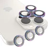 Protezione dell'obiettivo della fotocamera cerchio in vetro temperato per iPhone 11 12 mini 13 pro max 9h durezza pellicola protettiva per schermo della fotocamera antigraffio
