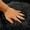 Uzun Peluş Köpek Yatağı Kış Sıcak Yuvarlak Evcil Uyku Yatakları Soild Renk Yumuşak Evcil Köpekler Kedi Yastık Mat Drop309H