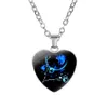 Horoskop Znak Wisianek Heart Naszyjnik 12 Naszyjników Constella dla kobiet w biżuterii Will Will i Sandy