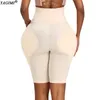 Women Hip Pads High Waist Trainer Shapewear Body Tummy Shaper Fake Ass Butt Lifter Booties Enhancer Booty Thigh Trimmer 211229