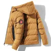 Uomini di marca di moda giacca a vento con cappuccio autunno inverno mens caldo bomber giacca tendenza streetwear capispalla casual cappotti 201218
