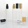 Topverkopende navulbare 15 ml spuitfles duidelijke lege verstuiver make-up spray parfum fles met aluminium deksels