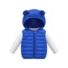 Vêtements d'automne et d'hiver Gilets chauds pour enfants de 1 à 5 ans Bébé fille Garçons Gilet mignon Coton rembourré Vêtements d'extérieur Vestes pour enfants pour filles LJ201130