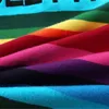 ブランドデザインTiger Jacquard Rainbow Color Striped Jumper Spring Letter Embroidery Women Seater Pullover Knit Top C349 2012550274