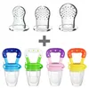 Baby Food Feeder Fruit Feeder Fopspeen Infant Tandjes Toy bijtring Food Grade Silicone Pouches voor peuters en kinderen