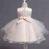 New children's dress princess flower girl wedding dress fluffy one year old trade