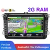 2Din Autoradio Android 8.1 voor VW / Volkswagen / Golf / Polo / Passat / B7 / B6 / Seat / Leon / Skoda 8 "Inch 2 DIN GPS WIFI SD Auto Stereo