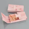 Whole Eyelash Packaging Box Lash Boxes Package Custom Book style Magnetic Pink Butterfly 3d Mink Lashes Makeup Storage Case Ve42722385885