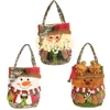 Christmas Bags Santa Claus Snowman Christmas Tree Ornaments Home Party Decoration Children Candy Gift Bags DB222