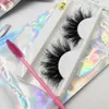 25mm Mink Eyelashes 3D Mink Lashes 5D Long Curly Eyelash Extension Fluffy Mink Eyelashes Wholesale Makeup