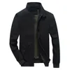 新しいコットンジャケット男性ファッションスタンドカラーアーミーグリーンジャケットとコートジッパーカジュアル男性の壁の壁のカサコマキニーノ6xl