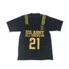 Custom Nick Chubb 21 # Jersey de football du lycée Ed Black Black n'importe quel numéro de nom Taille S-4xl Top Quality