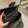 Womens 빈티지 데저 체인 가방 Matelasse 금속 정품 가죽 크로스 바디 숄더 포 칼 대용량 Luxury_Handbags