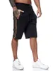 Hommes Shorts à rayures décontractées 2021 Été Nouveau homme à la taille élastique shorts de jogger de marques Bermuda Masculina1