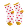 1 paire automne et hiver Long Tube collège vent femme chaussettes femmes doux coeur chaussettes femmes Long Tube coton bas pour filles 303w