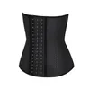 9 Steelbones Treinador de cintura de látex cinturão underwear corset cincher respirável e confortável emagrecimento corpo chair cinto três fileiras de gancho abdômen barriga shapewear