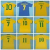 Brazils Vintage Soccer DIDA Retro Jerseys 1991 1994 2002 2004 KAKA CARLOS PELE ADRIANO FRED DROGBA LAMPAR ZICO Football Shirt Kits 1957 1970 1985 1988 National Team