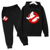 Ghostbusters meninos meninas roupas conjunto outono primavera toddler meninas crianças tracksuit para meninos meninos terno crianças roupas 4-14 ano 220214