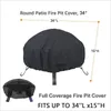 Giardino da giardino esterno Coperchio di mobili a baldacchino rotondo coperte di fuoco per patio per patio per la protezione UV Grill BBQ Coperchio di polvere di polvere T200614123785