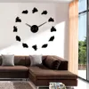 Motocross Art Home Decor Diy Giant Wall Clock Watch Extreme Sports Motorcykel Super Bike Speed ​​Racer Bikers Present Y200407