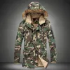 Nouvelle marque d'hiver hommes épais veste de camouflage hommes Parka manteau mâle à capuche Parkas veste hommes militaire pardessus 201217