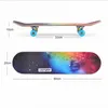 Principianti di skateboard a quattro ruote uomini e donne doppio sollevamento Maple plank road adulti bambini adolescenti scooter professionale