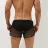 Men's Boxer Pajama Casual Trunks Quick Dry Low-Rise Lounge Shorts Breathable and Comfortable at Home 220301