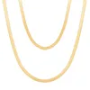 Fashion New Chain Necklace Men Gold Color Long Necklace For Men Jewelry Gift Collar Hombres