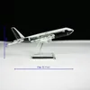 Vacker Crystal Airplane Model Miniature Glass Plane Aircraft Crafts Office Home Decoration Christmas Gift T200703
