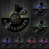 English Bullterrier Record Silent Wall Clock Dog Spiral Zespół Puppy Doggie Pet Wall Watch Bull Terrier Prezent 201186533601