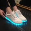 Size 27 41 Children Glowing Sneakers with Light Shoes Luminous for Boys Girls Krasovki Backlight Kid sole 220811