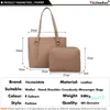 Schoudertassen Mode Handtassen Sets Voor Vrouwen Grote Tote Dames Lederen Handtassen Luxe Designer ~