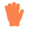 Rękawiczki do kąpieli z pięcioma palcami szczotka do artefaktów gospodarstwa domowego pogrubienie przyjazny dla skóry złuszczający nylonowy ręcznik do wycierania pleców XG0459